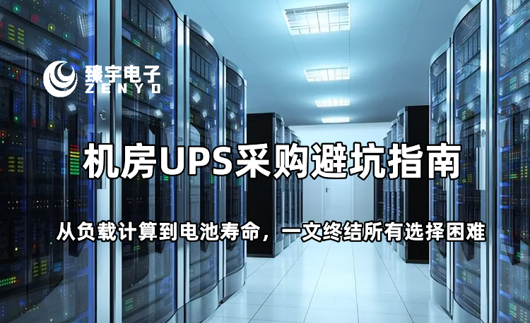机房UPS采购避坑指南：从负载计算到电池寿命，一文终结所有选择困难